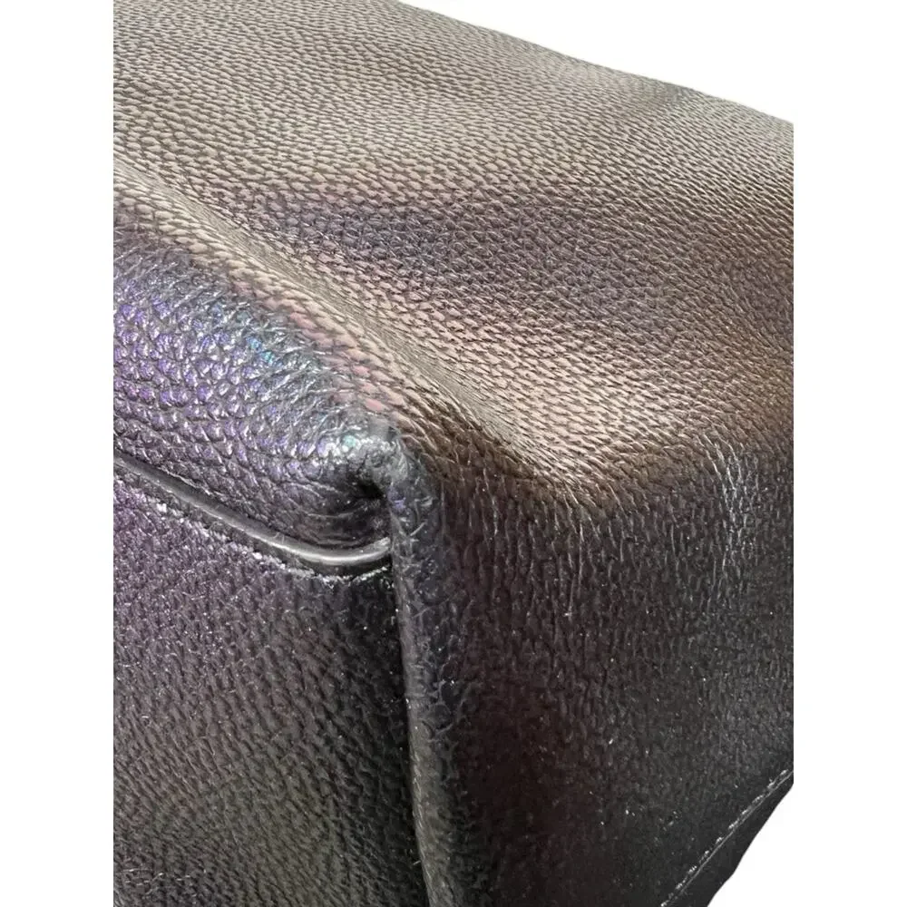 Coach Hologram Leather Open City Tote & Wallet Color Shifting Oil Slick F22550 - Picture 13 of 16